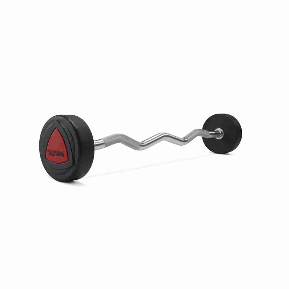 Barra Z con peso integrado logo Rojo LBS