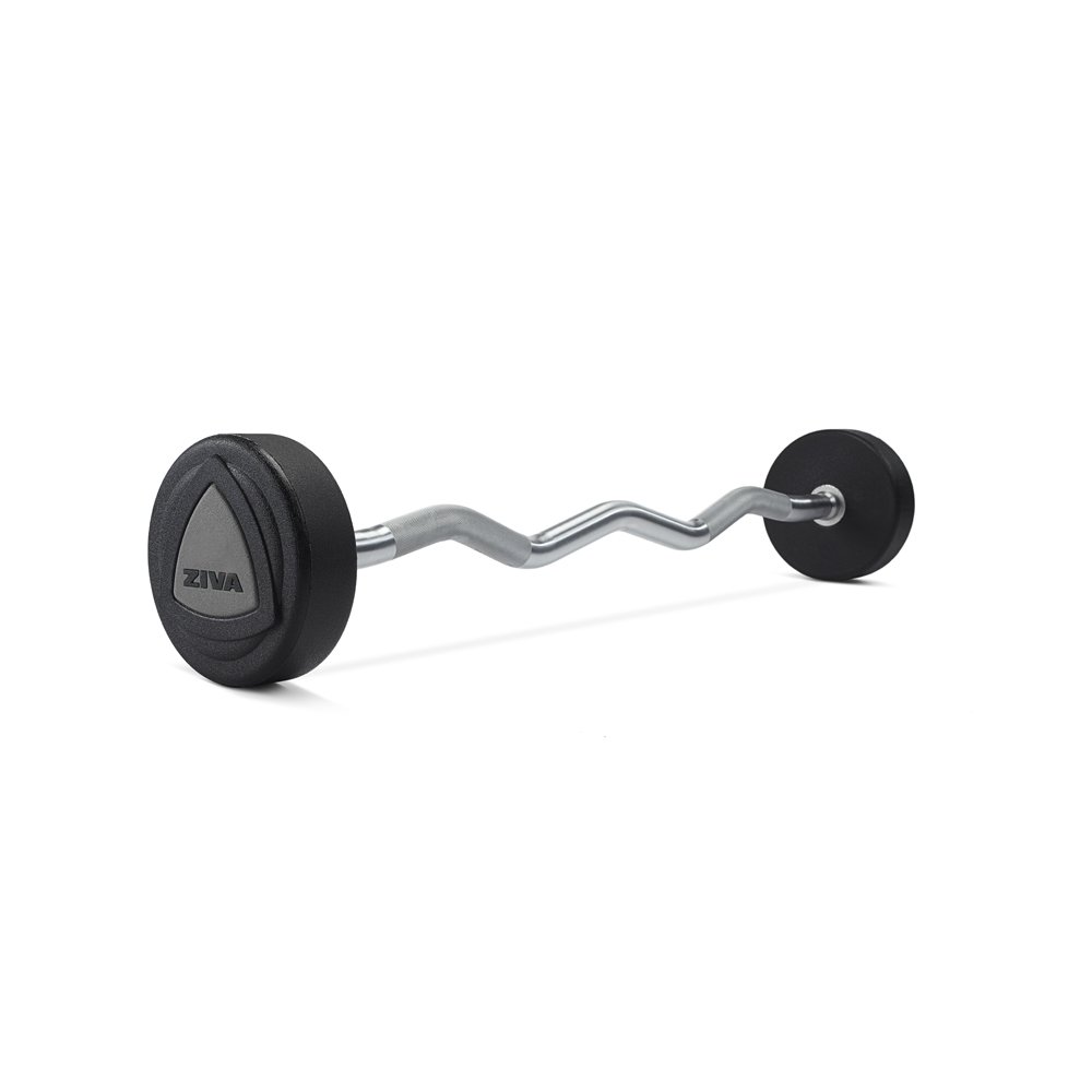 Barra EZ Ondulada Con Logo Gris