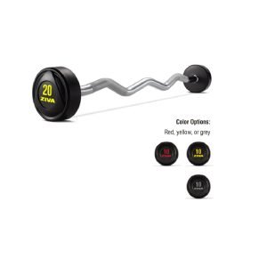 Barra Z con peso integrado logo Rojo LBS