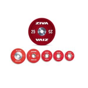 ZIZIPDI266 Discos Fraccionados de Uretano Rojo